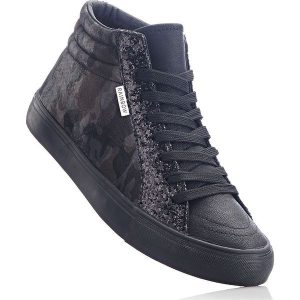 Wysokie sneakersy bonprix oliwkowy z nadrukiem. Buty sportowe marki bonprix. Za 44,99 zł.