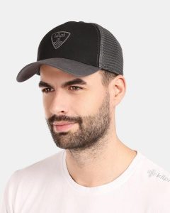 Unisex czapka z daszkiem Kilpi BORA MID-U. Czarne czapki Kilpi, bez wzorów, z bawełny. Za 138,03 zł.