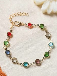 Lodie Silver Pozłacana bransoletka z cyrkoniami rozmiar: onesize. Szare bransoletki Lodie Silver, z cyrkonią, metalowe. Za 43,99 zł.