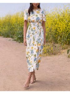 LA Angels Sukienka w kolorze kremowym rozmiar: M. Brązowe sukienki LA Angels, na imprezę, m, bez wzorów, bez kołnierzyka, bez ramiączek, maxi. Za 110,04 zł.