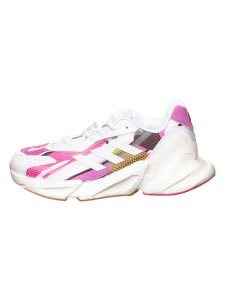 Adidas Sneakersy "X9000L4TM" w kolorze białym ze wzorem rozmiar: 36 2/3. Białe trampki ADIDAS, bez wzorów, bez zapięcia. Za 215,21 zł.