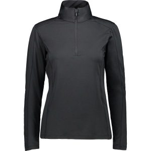 Bluza treningowa damska CMP 30L1086U901. Czarne bluzy CMP, bez wzorów. Za 199,99 zł.