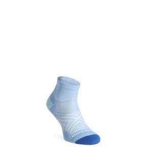 Skarpetki damskie Darn Tough Run 1/4 Ultra-Lightweight with Cushion. Niebieskie skarpetki DARN TOUGH, bez wzorów. Za 113,99 zł.