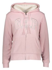 GAP Bluza w kolorze jasnoróżowym rozmiar: XS. Różowe bluzy GAP, xs, bez wzorów, bez kaptura. Za 199,95 zł.