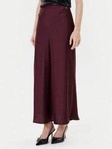 Guess Spódnica midi W5YD55 WF1T2 Bordowy Regular Fit. Czerwone spódnice Guess, xs, z aplikacjami, z syntetyku, midi. Za 379,99 zł.