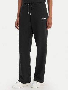 DKNY Sport Spodnie dresowe DP6P3794 Czarny Regular Fit. Czarne spodnie dresowe DKNY Sport, s, bez wzorów, z dresówki. Za 309,99 zł.