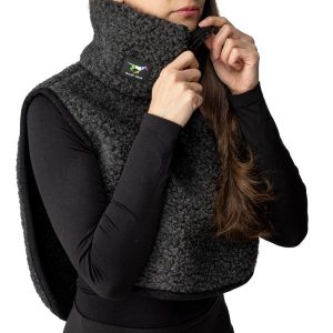 Golf / komin GALOP WEAR z wełny merino. Czarne rękawiczki GALOP WEAR, na jesień, bez wzorów, z polaru. Za 229,00 zł.