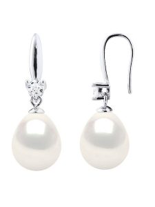 Mitzuko Srebrne kolczyki z perłami rozmiar: onesize. Szare kolczyki Mitzuko, z cyrkonią, srebrne. Za 271,95 zł.