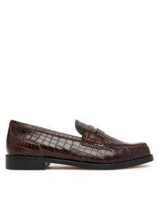 Clarks Półbuty Straven2 Penny 26327145 Brązowy. Brązowe półbuty Clarks, bez wzorów, ze skóry, bez obcasa, na płaskiej podeszwie, bez zapięcia. Za 466,99 zł.