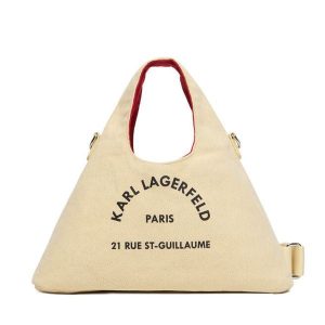 Torebka KARL LAGERFELD. Brązowe torebki klasyczne KARL LAGERFELD, bez wzorów, bez dodatków. Za 339,99 zł.