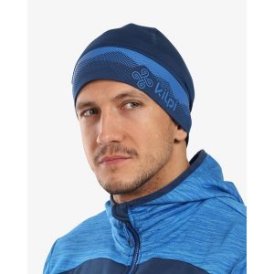Czapka do biegania Kilpi TAIL-U. Niebieskie czapki Kilpi, bez wzorów, sportowe. Za 75,03 zł.