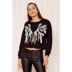 Bluza w kolorze czarnym. Bluzy marki Eka. W wyprzedaży za 109,95 zł.
