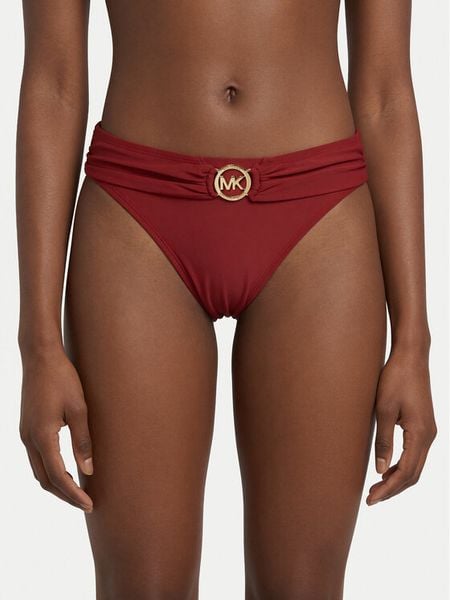 MICHAEL Michael Kors Dół od bikini MM7M842 Czerwony. Czerwone bikini MICHAEL Michael Kors, bez wzorów, z syntetyku. Za 322,99 zł.