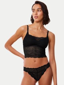 Triumph Biustonosz top Lift Smart 10219825 Czarny. Czarne biustonosze Triumph, bez wzorów, z syntetyku, bez kołnierzyka, bez ramiączek. Za 169,99 zł.