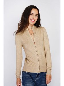 C& Jo Kardigan w kolorze karmelowym rozmiar: 40. Brązowe kardigany C& Jo, z kaszmiru. Za 127,45 zł.