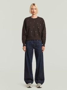 G-Star Bluza w kolorze brązowym rozmiar: M. Brązowe bluzy G-Star, m, bez wzorów, z bawełny, bez kaptura. Za 219,60 zł.