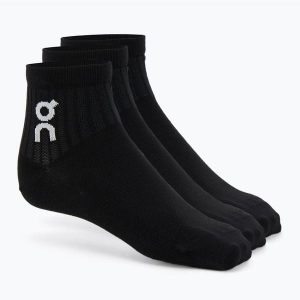 Skarpety On Logo Sock Mid 3. Czarne skarpetki On, bez wzorów. Za 89,99 zł.