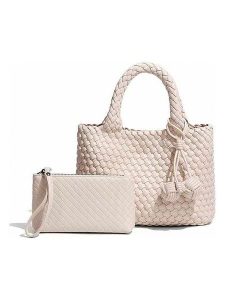 SUVRAI Torebka w kolorze kremowym - 24 x 22 x 13 cm rozmiar: onesize. Brązowe torebki klasyczne SUVRAI, bez wzorów, z materiału, przez ramię, bez dodatków. Za 165,99 zł.