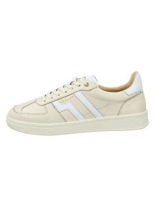 GANT Footwear Skórzane sneakersy "Cuzima" w kolorze kremowym rozmiar: 39. Brązowe trampki GANT Footwear, bez wzorów, bez zapięcia. Za 299,95 zł.