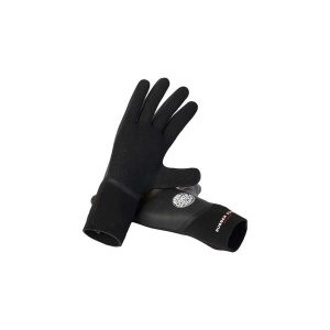 Rękawiczki do sportów wodnych Rip Curl Rubber Soul 3MM Glove. Czarne rękawiczki Rip Curl, bez wzorów. Za 129,99 zł.