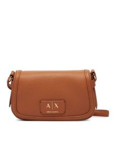 Armani Exchange Torebka XW002596 AF22649 U6119 Brązowy. Brązowe listonoszki Armani Exchange, bez wzorów, ze skóry, bez dodatków. Za 599,99 zł.