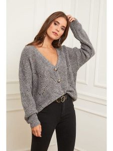 L'armoire de Suzette Kardigan w kolorze szarym rozmiar: 34/36. Szare kardigany L'armoire de Suzette. Za 96,14 zł.