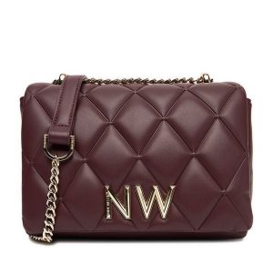 Torebka Nine West. Czerwone torebki klasyczne Nine West, bez wzorów, bez dodatków. Za 189,99 zł.