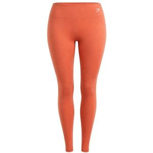 Legginsy treningowe damskie Gymshark Training 7/8. Brązowe legginsy Gymshark, bez wzorów. Za 109,99 zł.