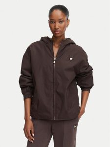 Guess Kurtka przejściowa V6YL11 W2871 Beżowy ciemny Regular Fit. Brązowe kurtki Guess, s, z aplikacjami, z syntetyku, bez kaptura. Za 552,99 zł.