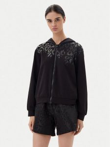 EA7 Emporio Armani Bluza 7W000479 AF13135 UC001 Czarny Regular Fit. Czarne bluzy EA7 Emporio Armani, l, bez wzorów, z bawełny, bez kaptura. Za 359,99 zł.