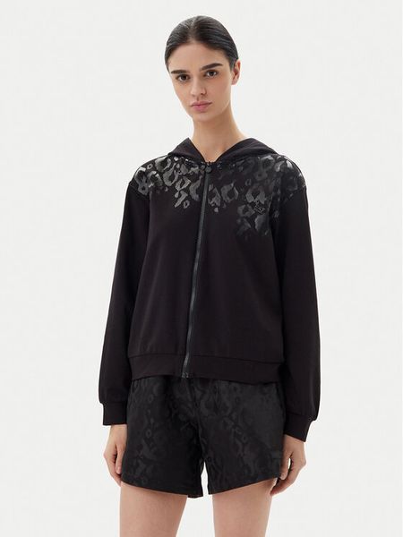 EA7 Emporio Armani Bluza 7W000479 AF13135 UC001 Czarny Regular Fit. Czarne bluzy EA7 Emporio Armani, m, bez wzorów, z bawełny, bez kaptura. Za 319,99 zł.