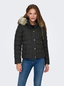 ONLY Kurtka pikowana w kolorze czarnym rozmiar: XL. Czarne kurtki ONLY, xl, bez wzorów, bez kaptura. Za 171,28 zł.