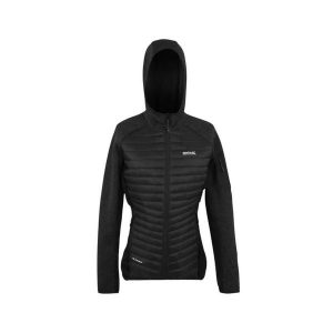 Damska bluza z kapturem na zamek błyskawiczny Regatta Newhill. Czarne bluzy Regatta, bez wzorów, z kapturem. Za 129,99 zł.