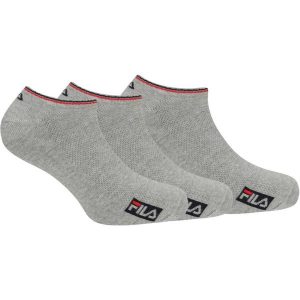 Fila 3-pack niewidoczne skarpetki bambusowe roz. 39-42. Czerwone skarpetki Fila, bez wzorów. Za 139,99 zł.