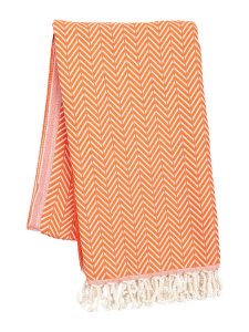 Samimi Chusta hammam "Damla" w kolorze pomarańczowym - 180 x 100 cm rozmiar: onesize. Pomarańczowe apaszki i chusty Samimi, bez wzorów, z bawełny. Za 52,99 zł.