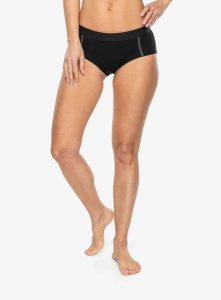 Damskie figi termoaktywne Sensor Merino Active Panties. Czarne figi Sensor, bez wzorów, z materiału. Za 104,49 zł.