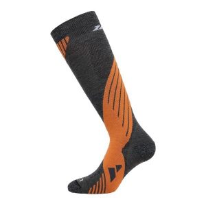 Skarpetki narciarskie Zanier Alpine Socks. Brązowe skarpetki Zanier, bez wzorów. Za 111,99 zł.