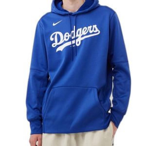 Bluza z kapturem Nike Los Angeles Dodgers. Białe bluzy Nike, bez wzorów, z kapturem. Za 334,99 zł.