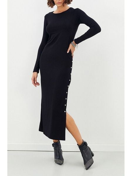 Milan Kiss Sukienka w kolorze granatowym rozmiar: S. Niebieskie sukienki Milan Kiss, s, bez wzorów, bez kołnierzyka, bez ramiączek, midi. Za 65,23 zł.