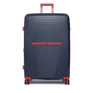 Walizka duża Beverly Hills Polo Club. Niebieskie walizki Beverly Hills Polo Club, bez wzorów, duże. Za 399,99 zł.