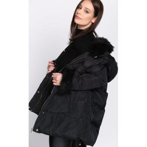 Czarna Kurtka Blackie. Kurtki marki Born2be. Za 174,99 zł.