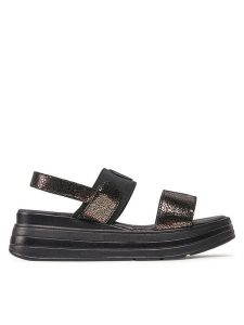 Lasocki Sandały ARC-4884-01 Czarny. Czarne sandały Lasocki, bez wzorów, ze skóry, bez obcasa, na koturnie, bez zapięcia. Za 179,99 zł.