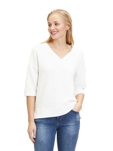 CARTOON Bluza w kolorze białym rozmiar: 38. Białe bluzy Cartoon, bez wzorów, bez kaptura. Za 74,63 zł.