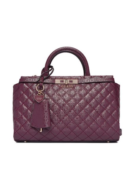 Guess Torebka Idra HWGG81 57060 Fioletowy. Fioletowe torebki klasyczne Guess, z aplikacjami, ze skóry, bez dodatków. Za 529,99 zł.