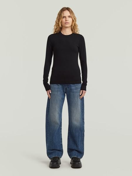 G-Star Dżinsy - Boyfriend fit - w kolorze granatowym rozmiar: W30/L34. Niebieskie jeansy G-Star, z aplikacjami, ze skóry. Za 280,61 zł.