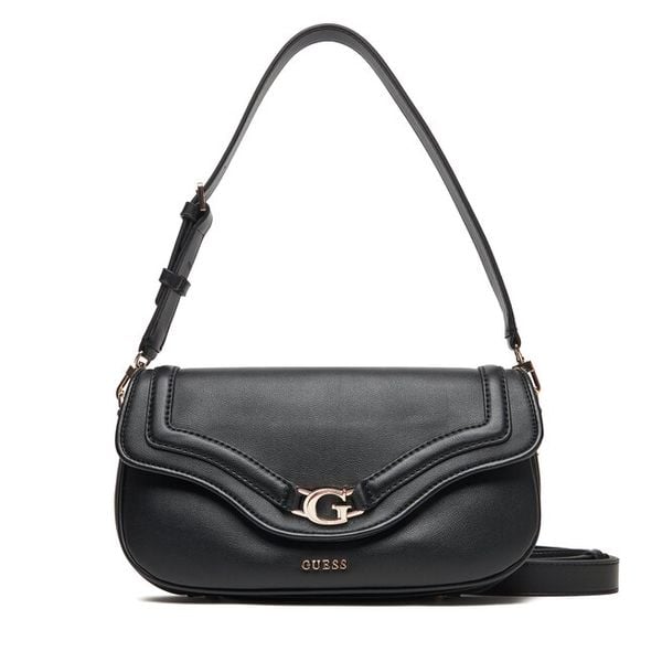 Torebka Guess. Czarne torebki klasyczne Guess, z aplikacjami, bez dodatków. Za 409,99 zł.