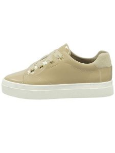 GANT Footwear Skórzane sneakersy w kolorze beżowym rozmiar: 40. Brązowe trampki GANT Footwear, bez wzorów, bez zapięcia. Za 308,18 zł.