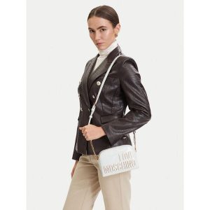 Torebka LOVE MOSCHINO. Białe torebki klasyczne LOVE MOSCHINO, bez wzorów, bez dodatków. Za 669,99 zł.