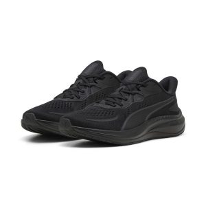 Buty do biegania unisex Skyrocket Lite 2 PUMA. Czarne buty sportowe Puma, bez wzorów, bez zapięcia, do biegania. Za 249,00 zł.