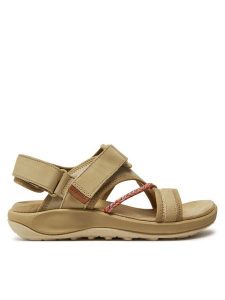 Merrell Sandały Terran 4 Backstrap J006746 Beżowy. Brązowe sandały Merrell, bez wzorów, ze skóry, bez obcasa, na płaskiej podeszwie, bez zapięcia. Za 289,99 zł.